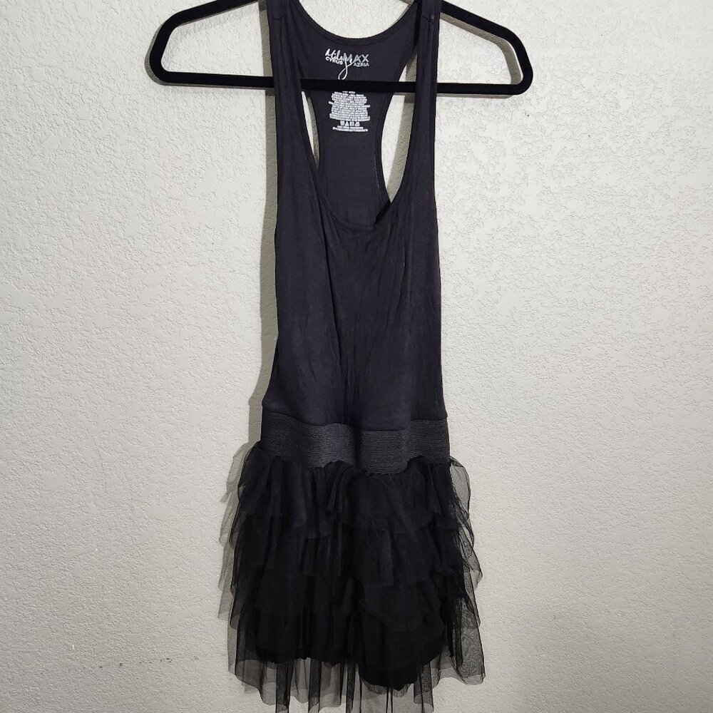 Miley Cyrus & Max Azria Tank Dress Medium Tulle Fairy Grunge Whimsigoth tank